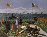 Claude Monet Terrace at Sainte-Adresse oil